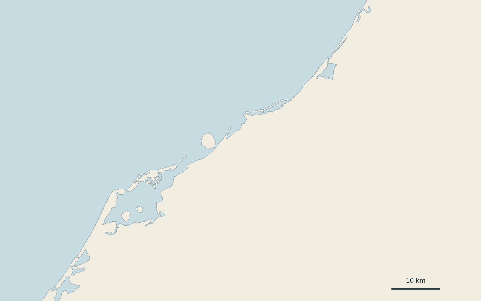 Carte avec l'emplacement de Costa Mare